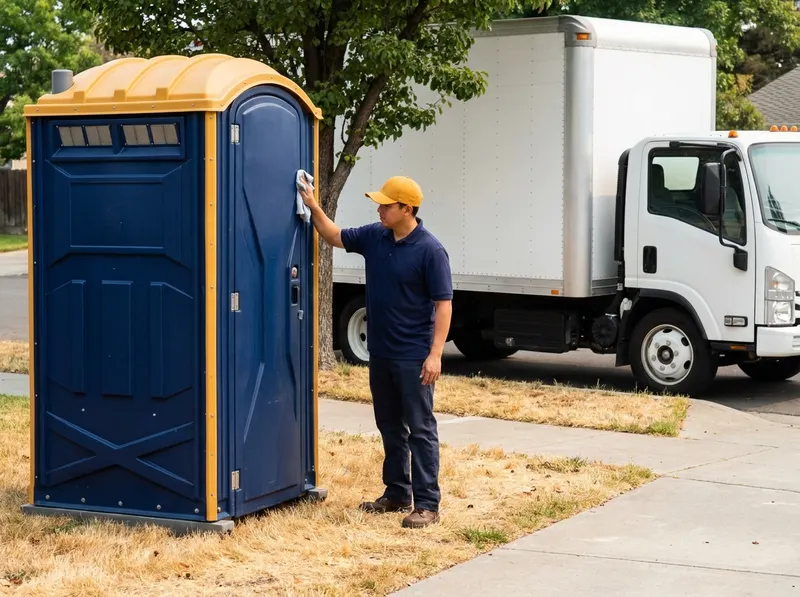 Deluxe Flush Portable Toilet Rental in Sacramento, CA